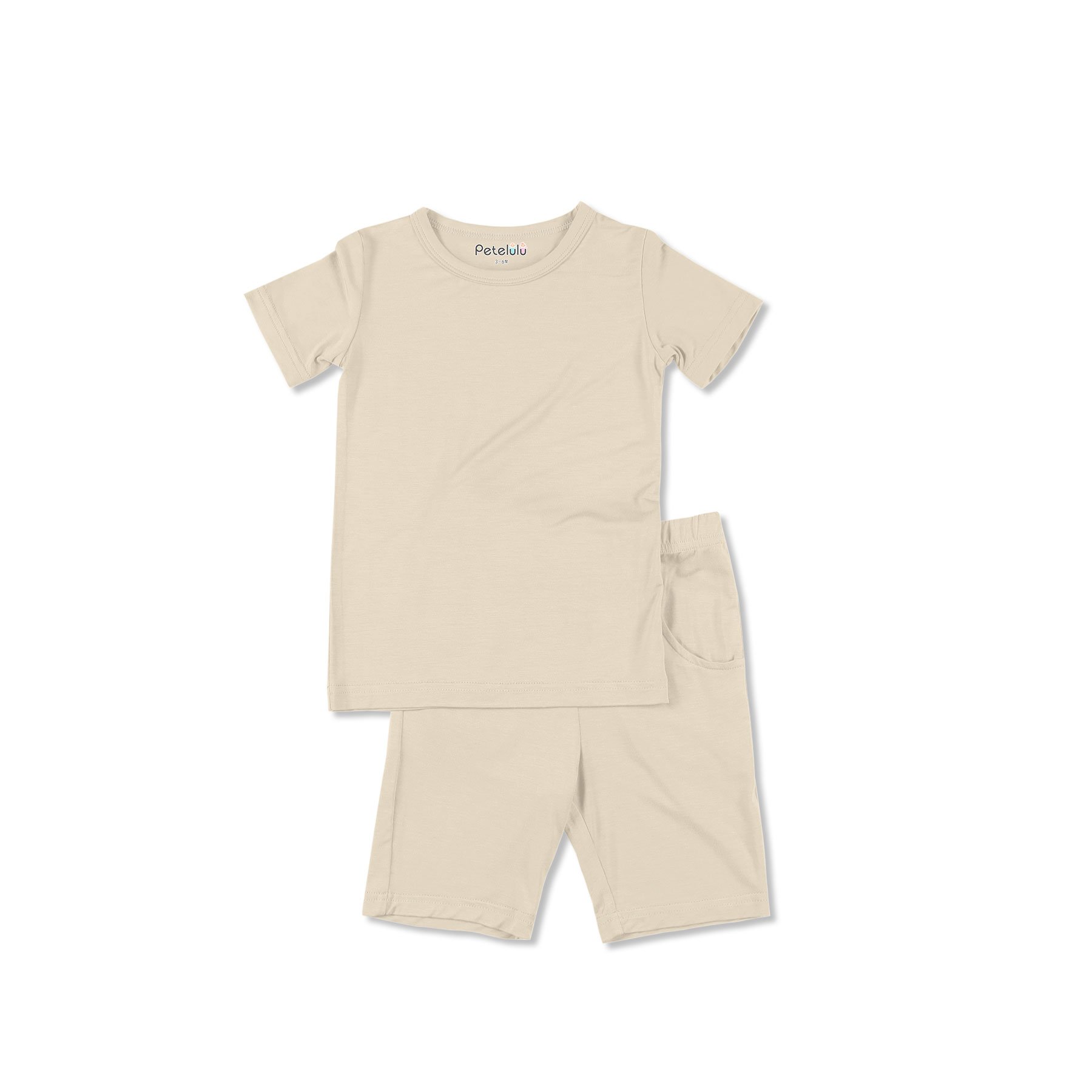 2023 summer bamboo baby clothes 2 piece infant outfit short sleeve toddler unisex eco friendly bamboo baby clothing sets