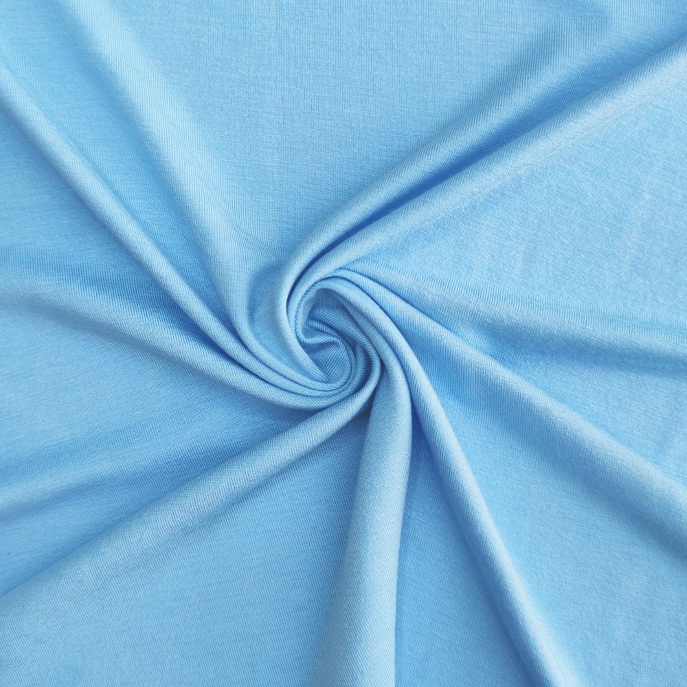 Natural Textile Solid Soft 4% Spandex Stretch Plain Healthy 96% Bamboo Fiber Knit Single Jersey Fabric For Cloth