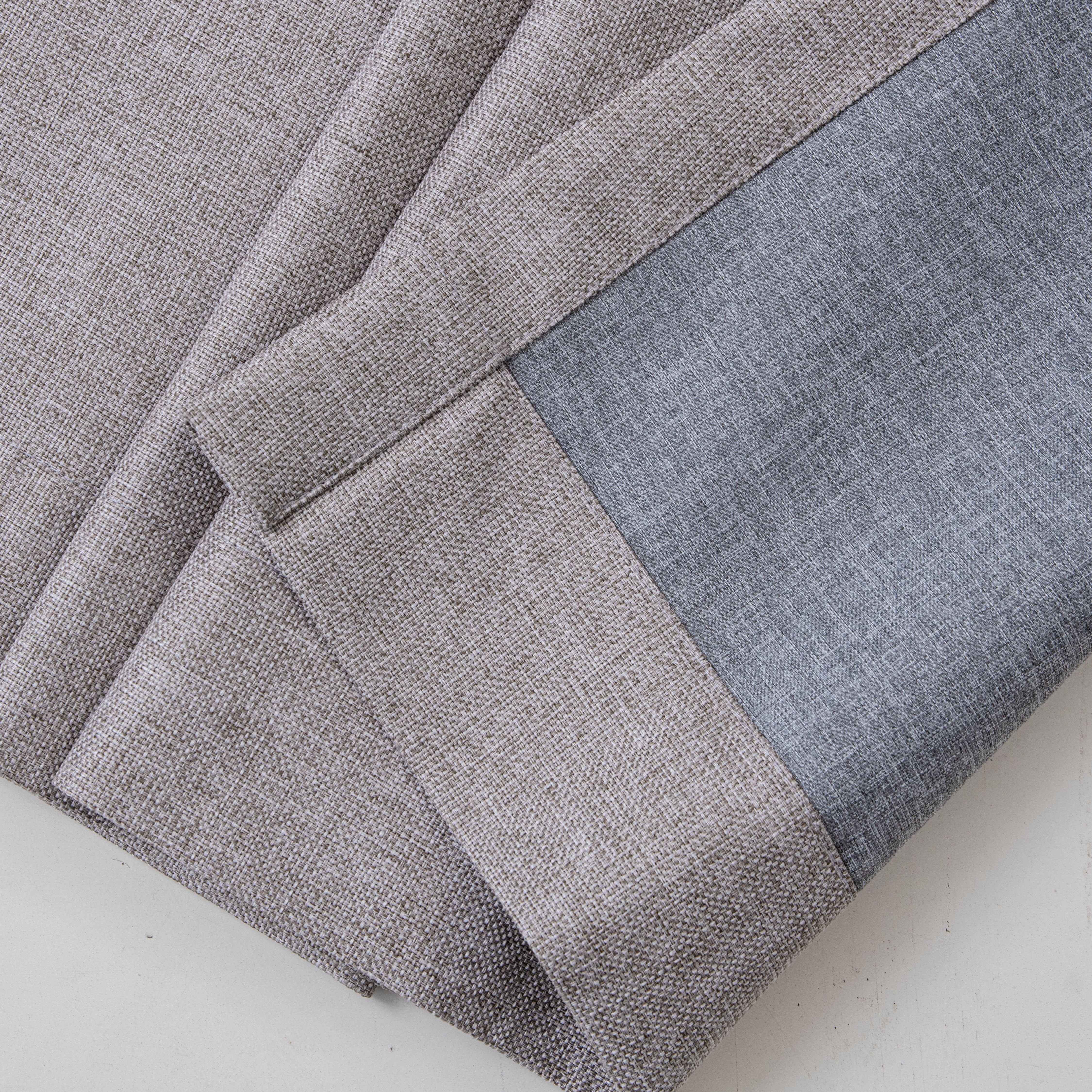 New style King linen fabric factory Sale New Solid Color 100% Blackout Jacquard Fabric Home Textile Curtain Fabric