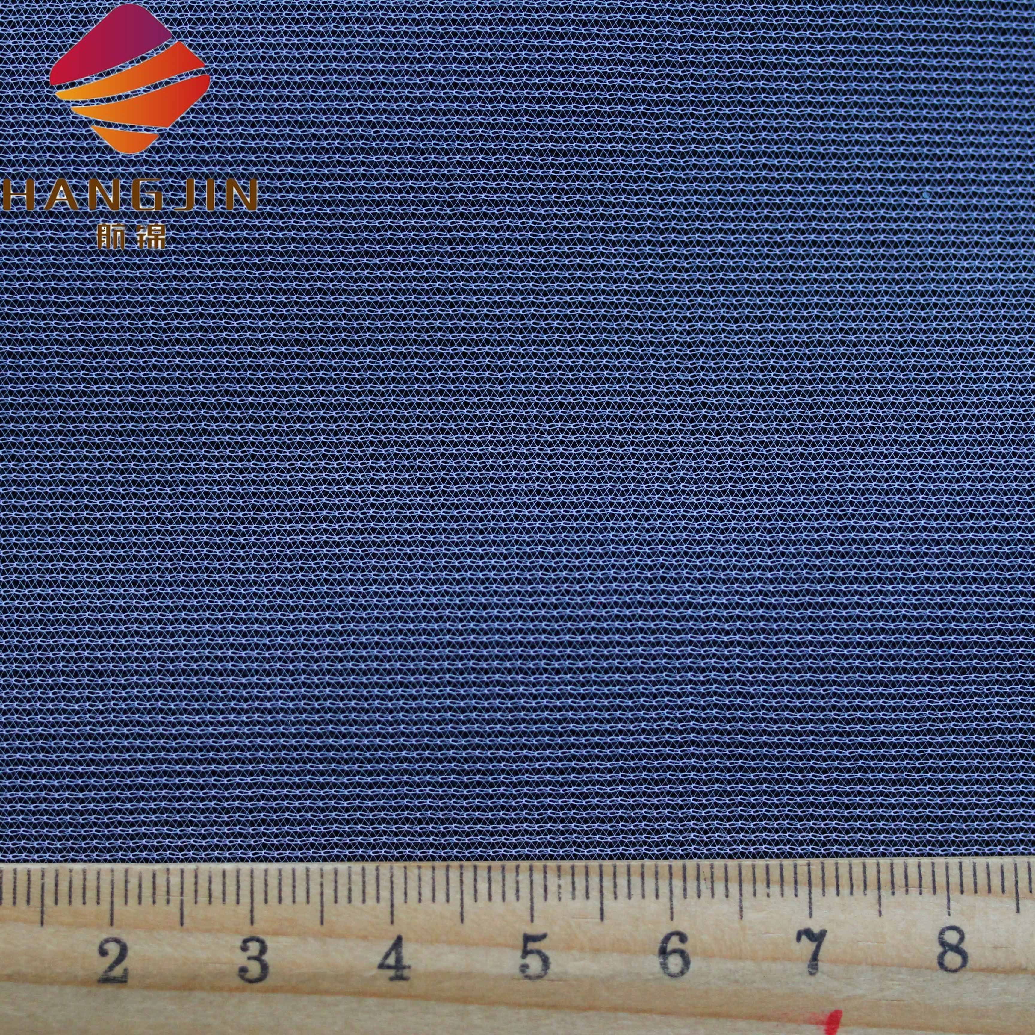wholesale 100% polyester tricot hard tulle net fabric for wedding dress