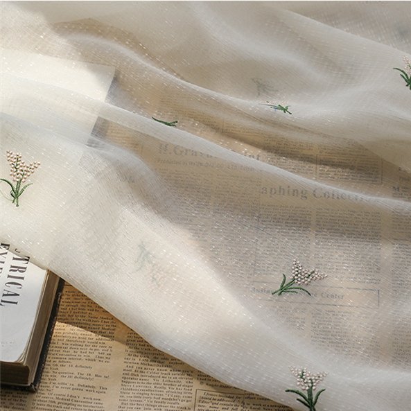 HIgh fashion manufacturer cloth material fabric for dresses chiffon jacquard embroidery fabric embroideREd for dress clothing