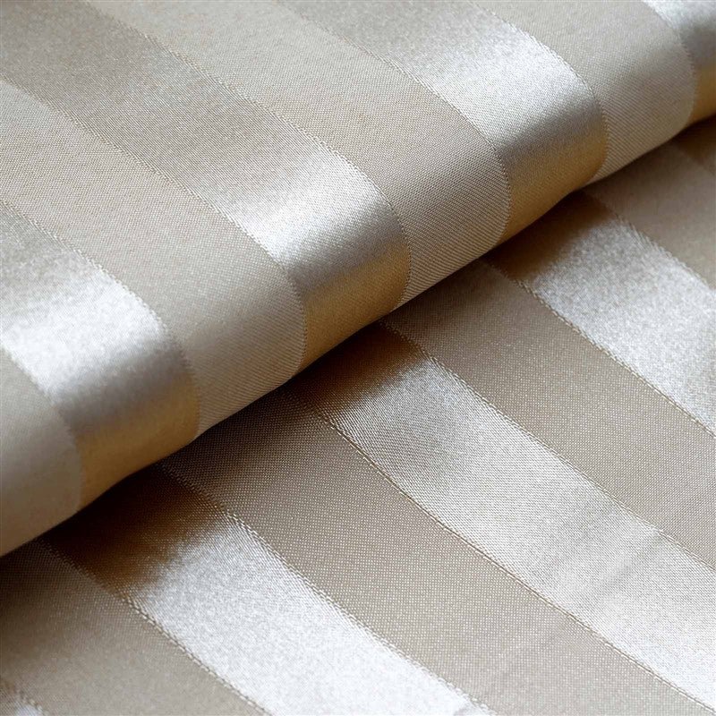 Factory custom 100% polyester embossed microfiber fabric satin stripe for bedding sheet sets