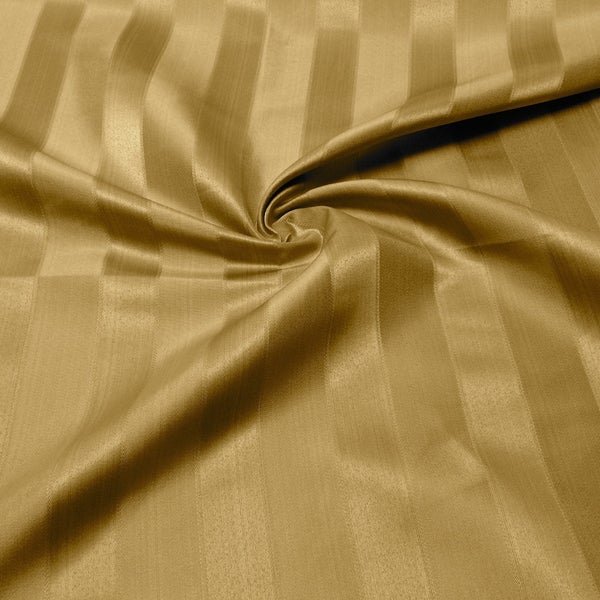 Factory custom 100% polyester embossed microfiber fabric satin stripe for bedding sheet sets