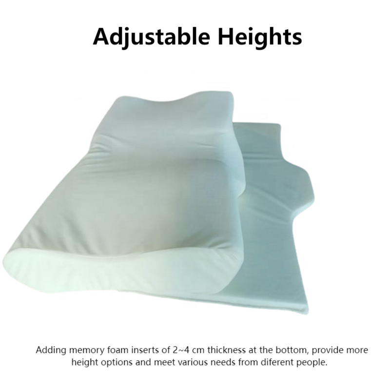 OEM Anti-snoring Ergonomic Contour Bed Pillow Memory Foam Cervical Pillow for Back Side Stomach Sleepers SH-P097
