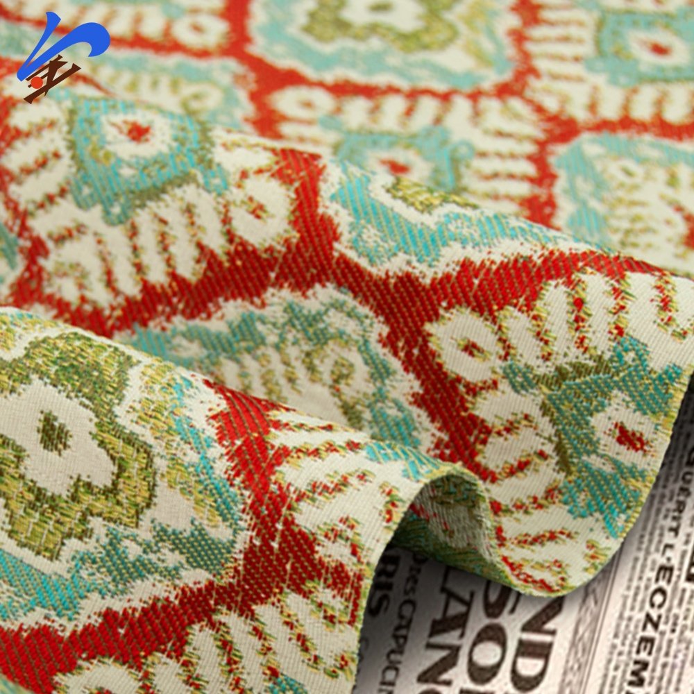 Jindian Fashion Custom 100 Polyester Fabric Curtain Fabrics High Quality Embroidery Fabric For Home Decor Use Sofa