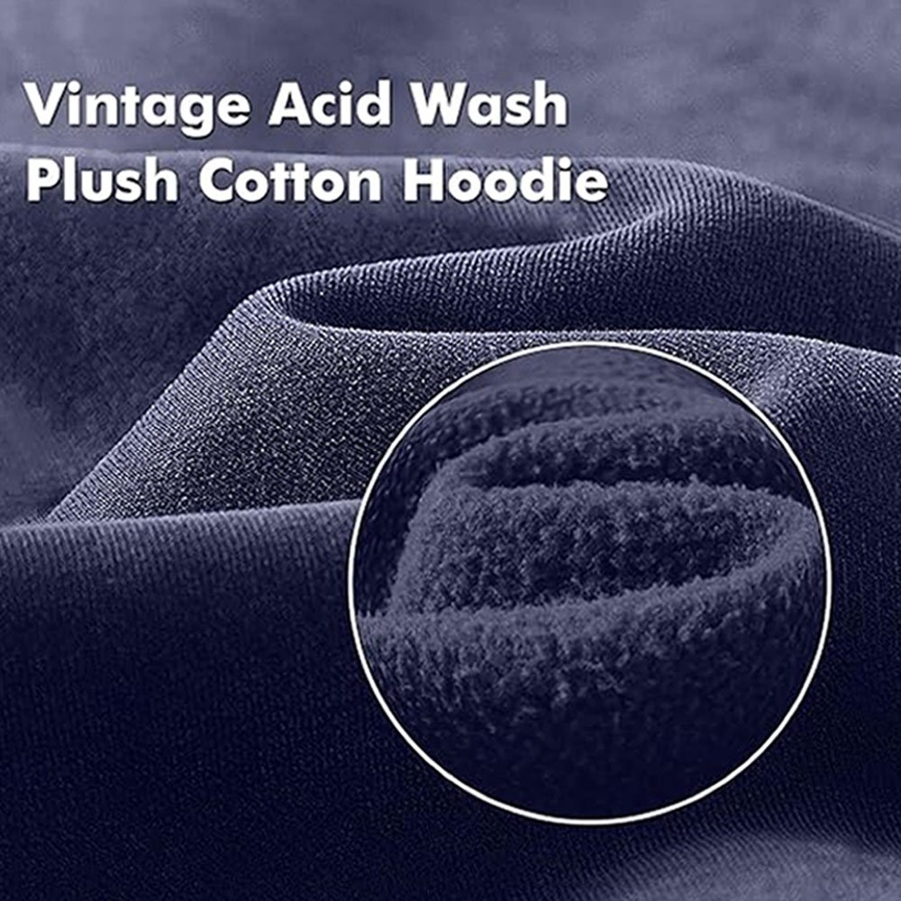 Fast Shipping Oem Manufacturer Wholesale Plus Size Hoodies Cropped Heavyweight 420 GSM Distressed Embroidery Acid Wash Hoodie