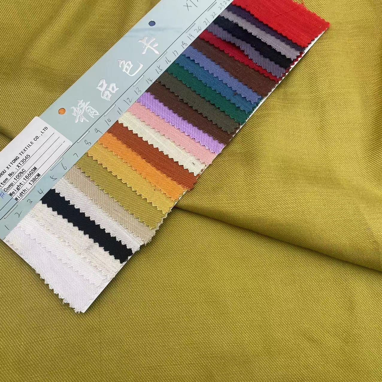 NEW ARRIVAL HIGH QUALITY 100% COTTON 186gsm 138cm FABRIC FOR TROUSERS AND JACKET FABRIC