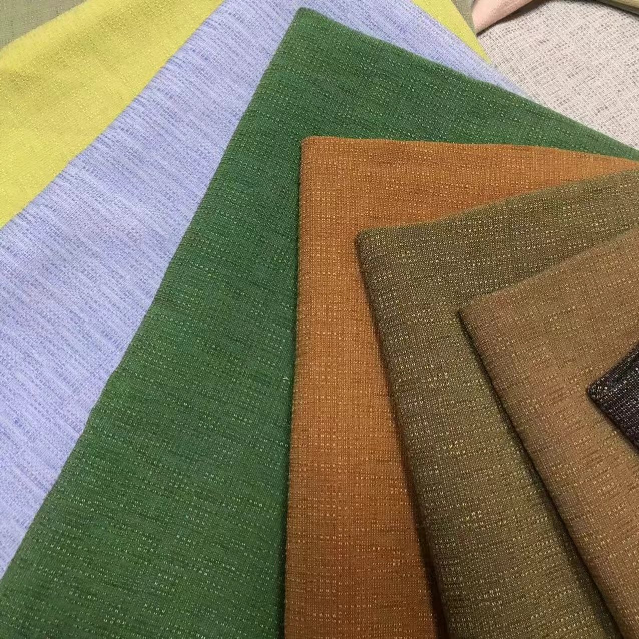 100% Polyester Viscose Coated Polyjute Fabric Breathable and Heavyweight In-Stock Items Low MOQ 320gsm Stock Batch