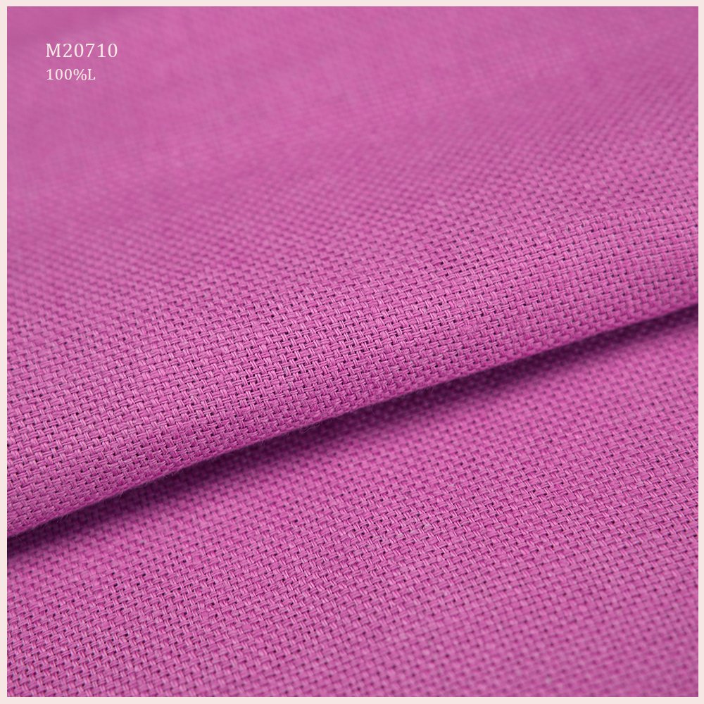 Trendy Upholstery 100% Linen Curtain Fabric Linen Upholstery Fabric for Sofa Panel Pillow Couch