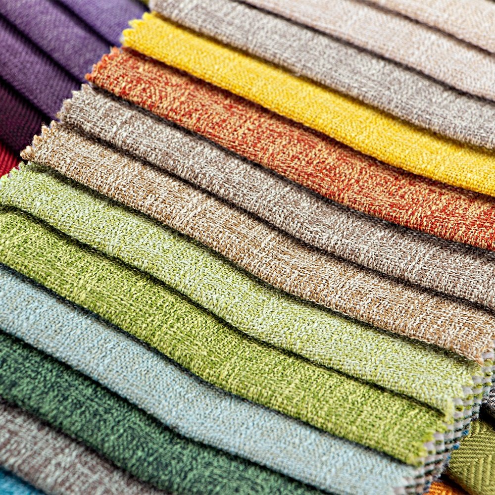 MALTA Decorative LOW MOQ 1 Roll Slub 100% Polyester Linen Sofa Cover Fabric For Furniture Textile and Table Cloth