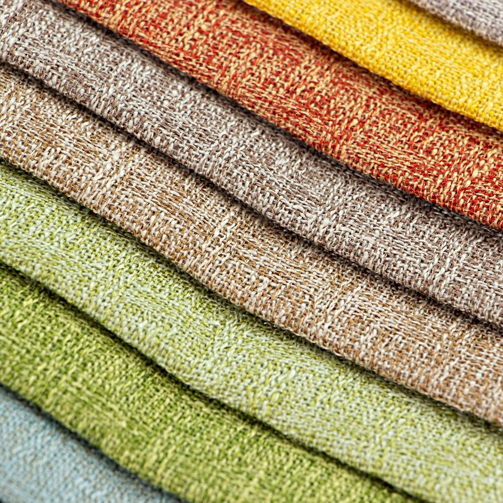 MALTA Decorative LOW MOQ 1 Roll Slub 100% Polyester Linen Sofa Cover Fabric For Furniture Textile and Table Cloth