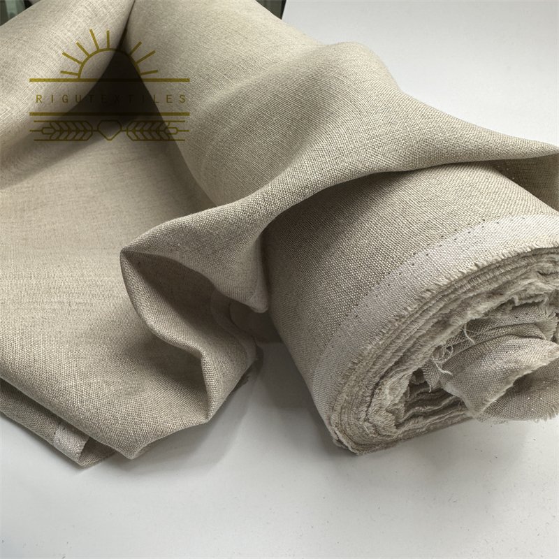 RIGU Textiles Linen Fabrics For Linen Set Womens Linen Abaya