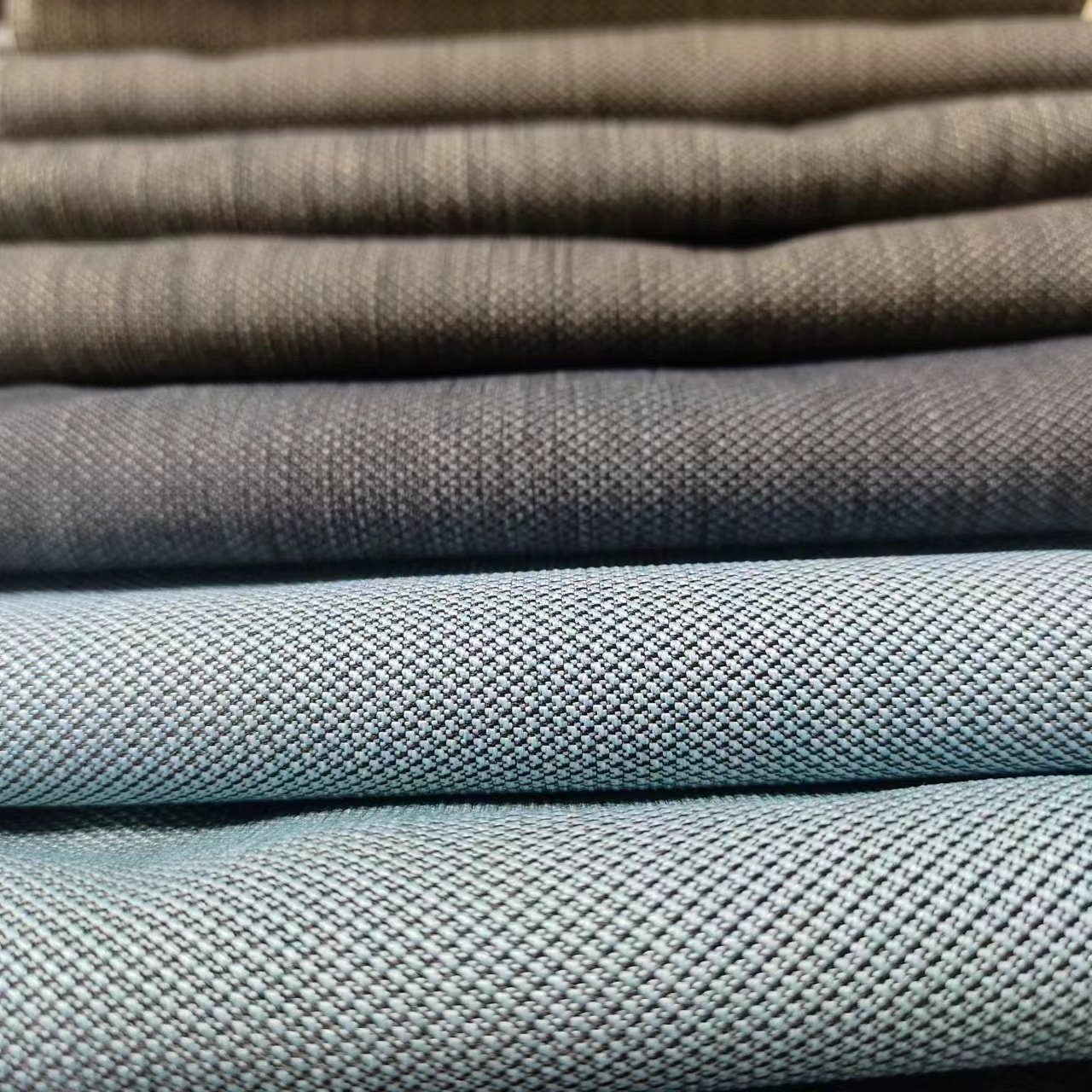 Factory supply morden high quality textured Linen Look Curtains dimout Curtains for window use