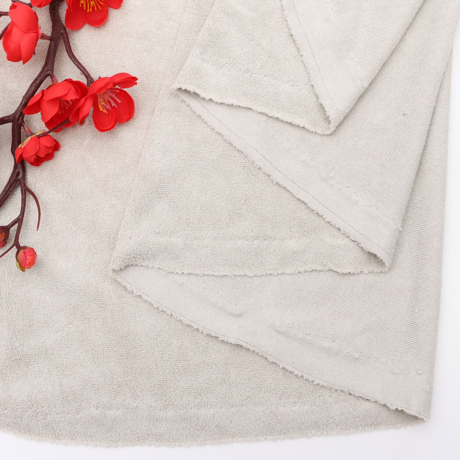 Textile Fabric Supplier Anti Static Loop Soft Sewable And Washable Loop 100% Polyester Fabric For Clothes