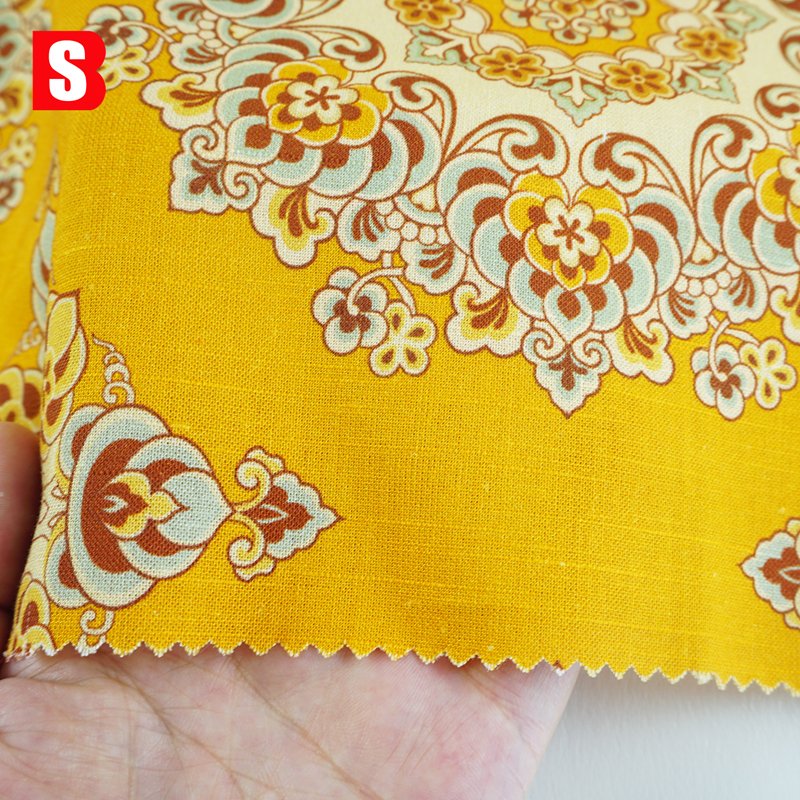 130gsm Girls Women Dress Good Quality 35% Linen 50% Cotton 15% Lyocell Digital Printed for Shirt Curtain Bedding Garment Use