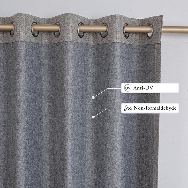Wholesale 100% Polyester Heat-Insulated Curtain Fabric 100% Blackout Plain Dyed Pattern TPU Lamination Factory Direct"