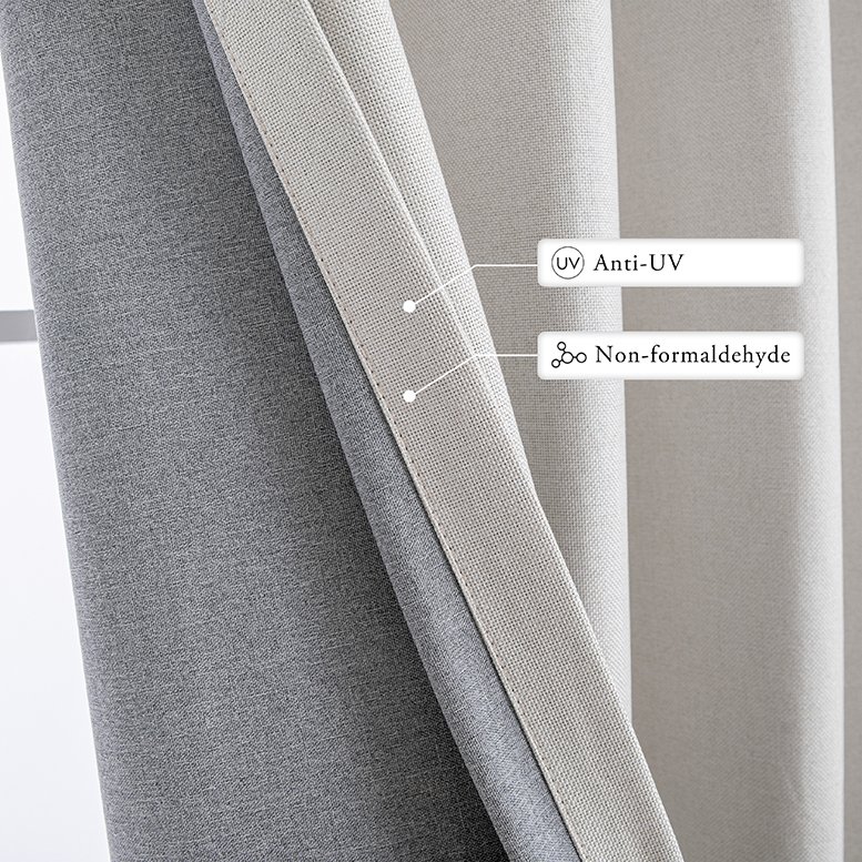 Wholesale 100% Polyester Heat-Insulated Curtain Fabric 100% Blackout Plain Dyed Pattern TPU Lamination Factory Direct"