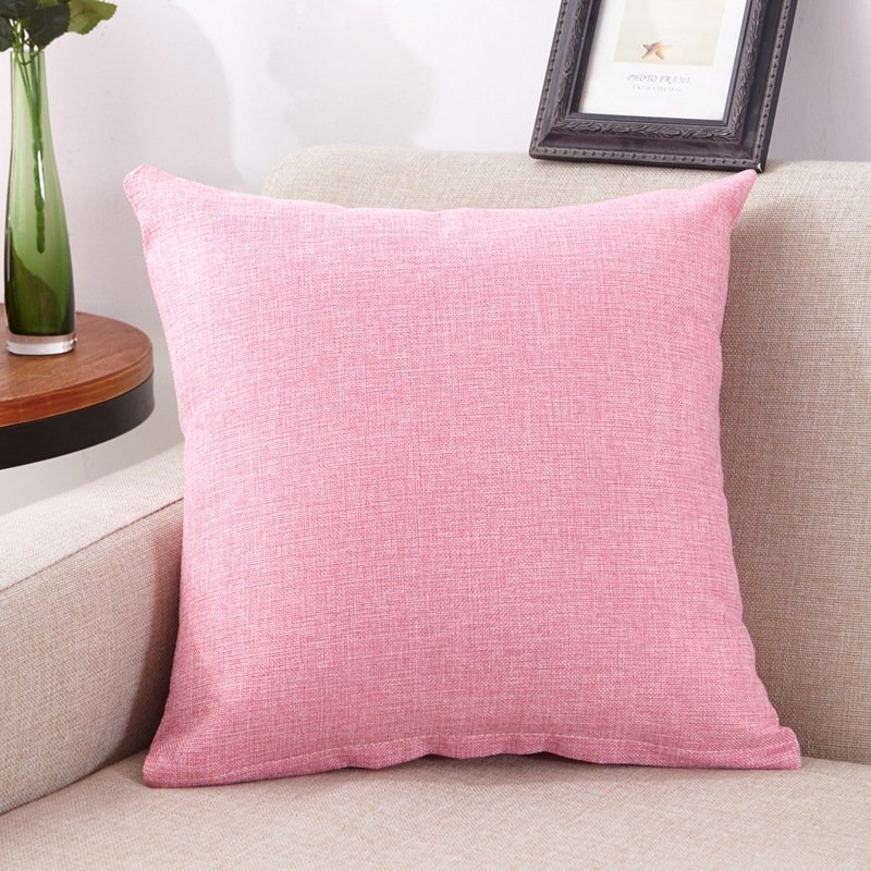 Cojines Flax Linen Decorative Throw Pillow Sofa Cushion for Home Decor