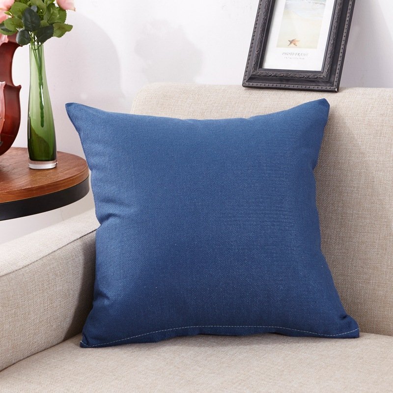 Cojines Flax Linen Decorative Throw Pillow Sofa Cushion for Home Decor