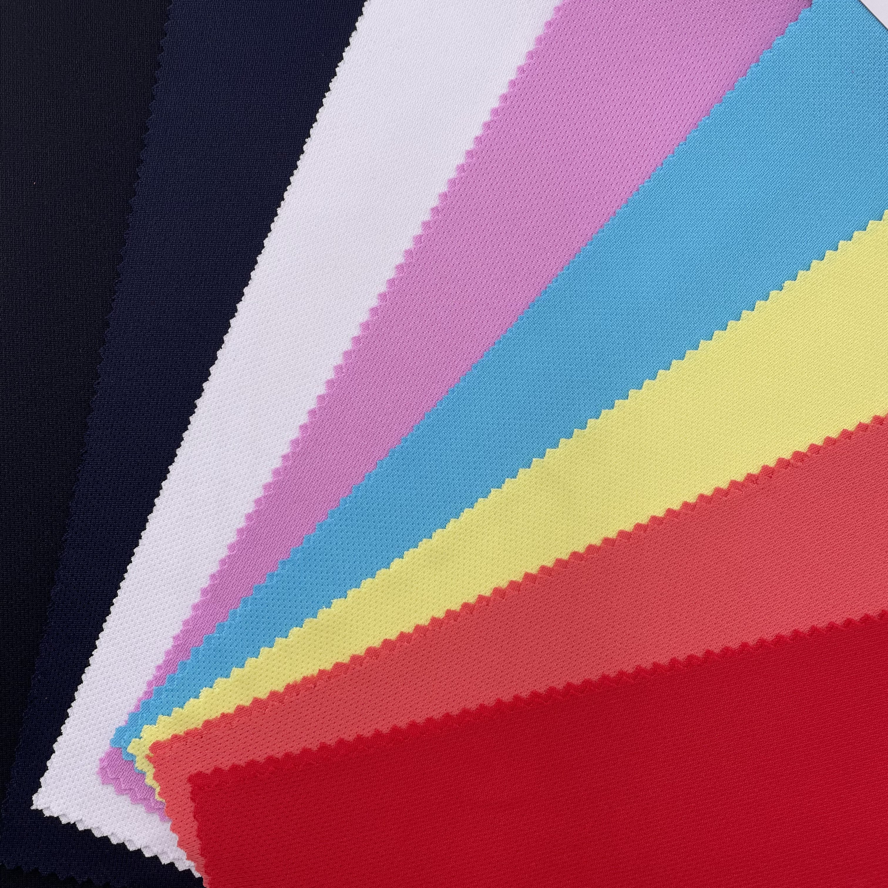pleated mesh 100% polyester fabric for sports jerseys