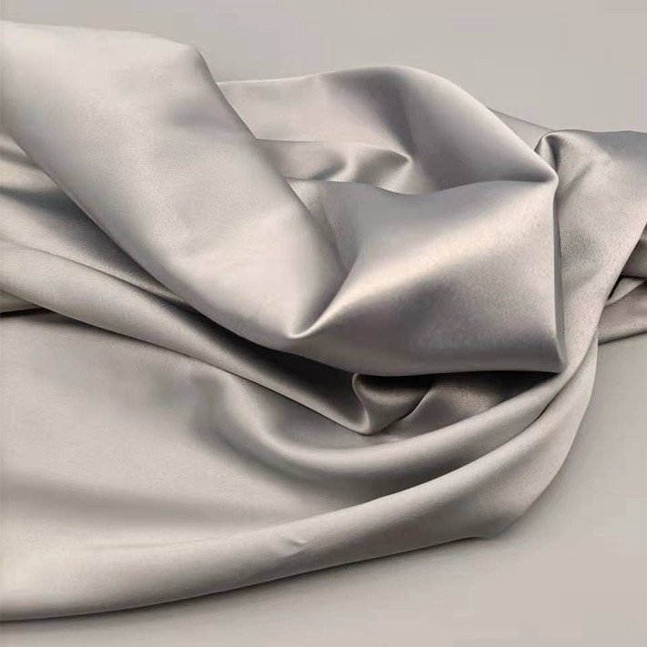 Chinese Popular Custom 100% Polyester Matt Satin Fabric for Garment
