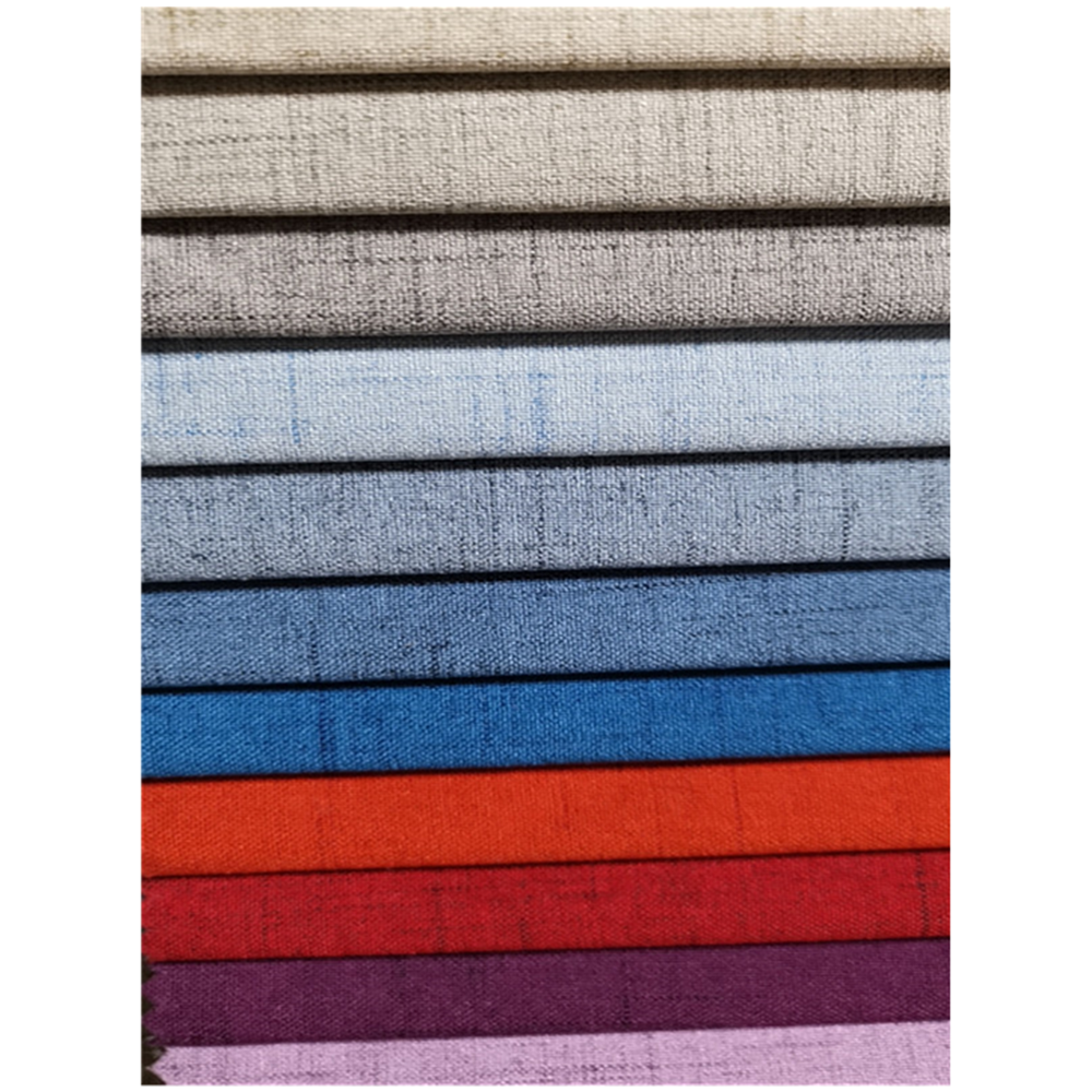 Top quality sofa cover fabric imitation linen sofa fabric 100% polyester