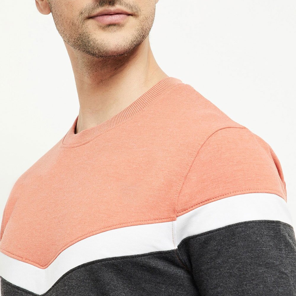 Customize Bamboo Fiber Layering Essential Eco-Conscious Casual Lightweight 100% Cotton Customized Men's Pullover Sweatshirt