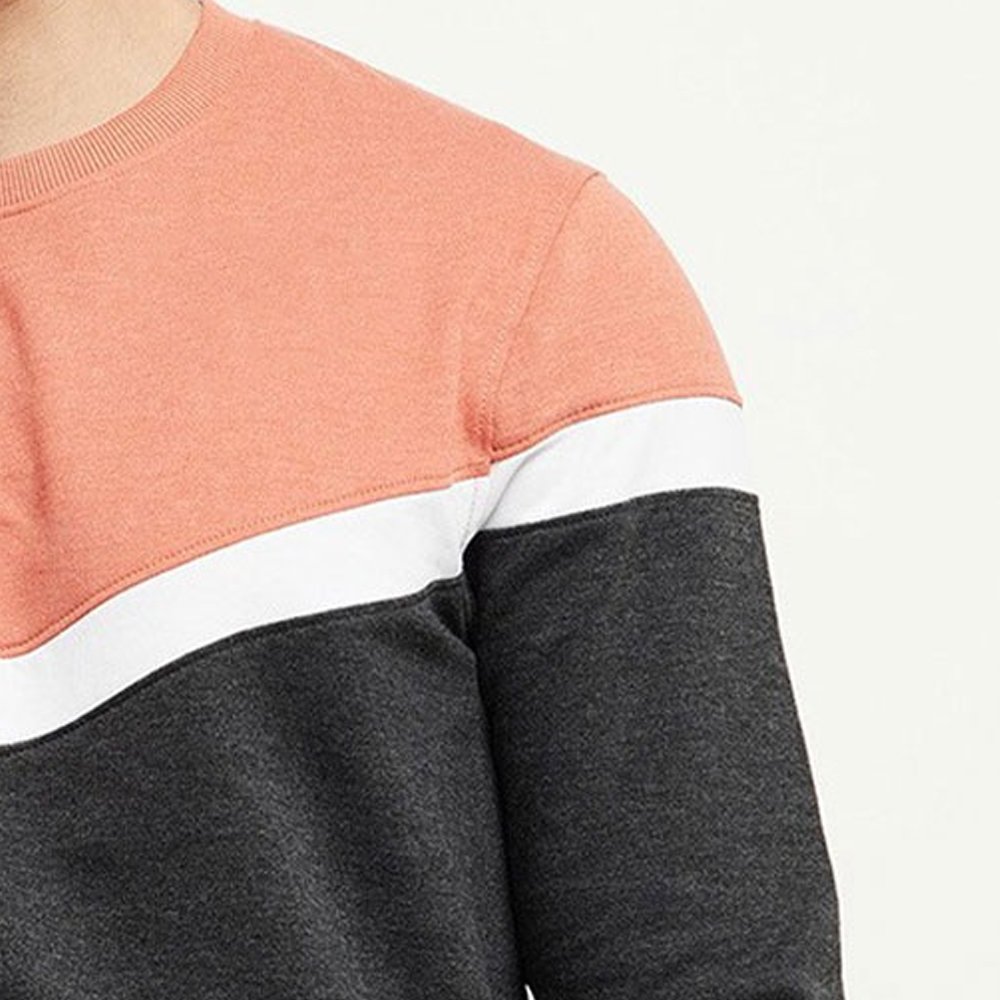 Customize Bamboo Fiber Layering Essential Eco-Conscious Casual Lightweight 100% Cotton Customized Men's Pullover Sweatshirt