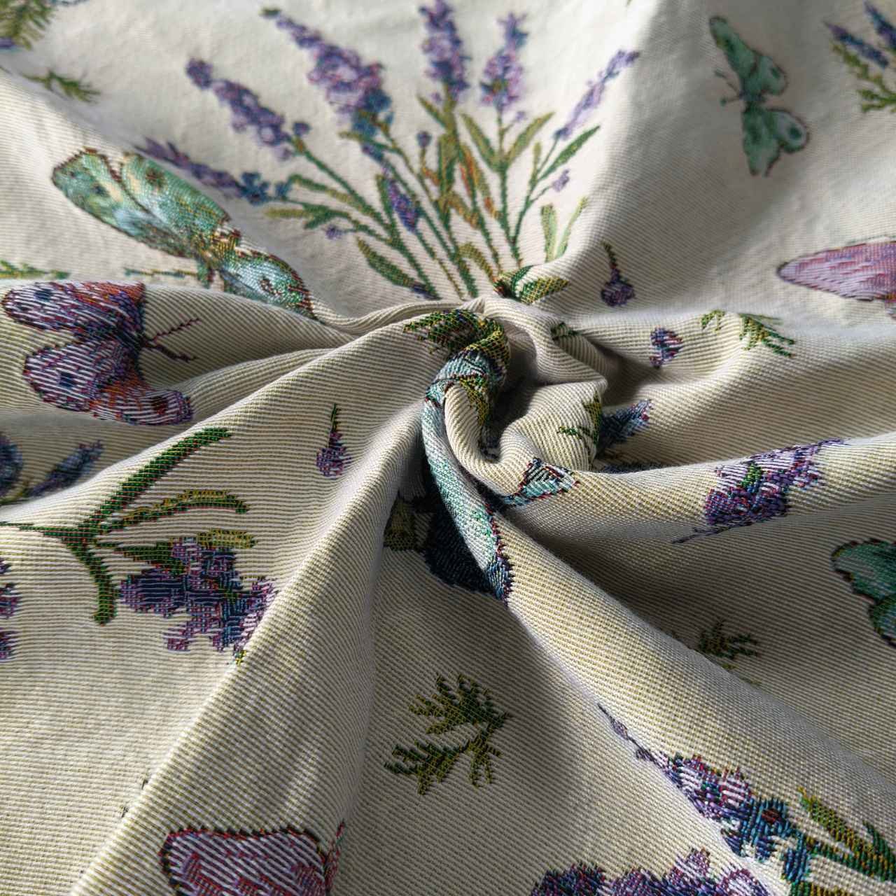 manufacture customized cotton polyester exquisite famous brand logo TC jacquard fabric