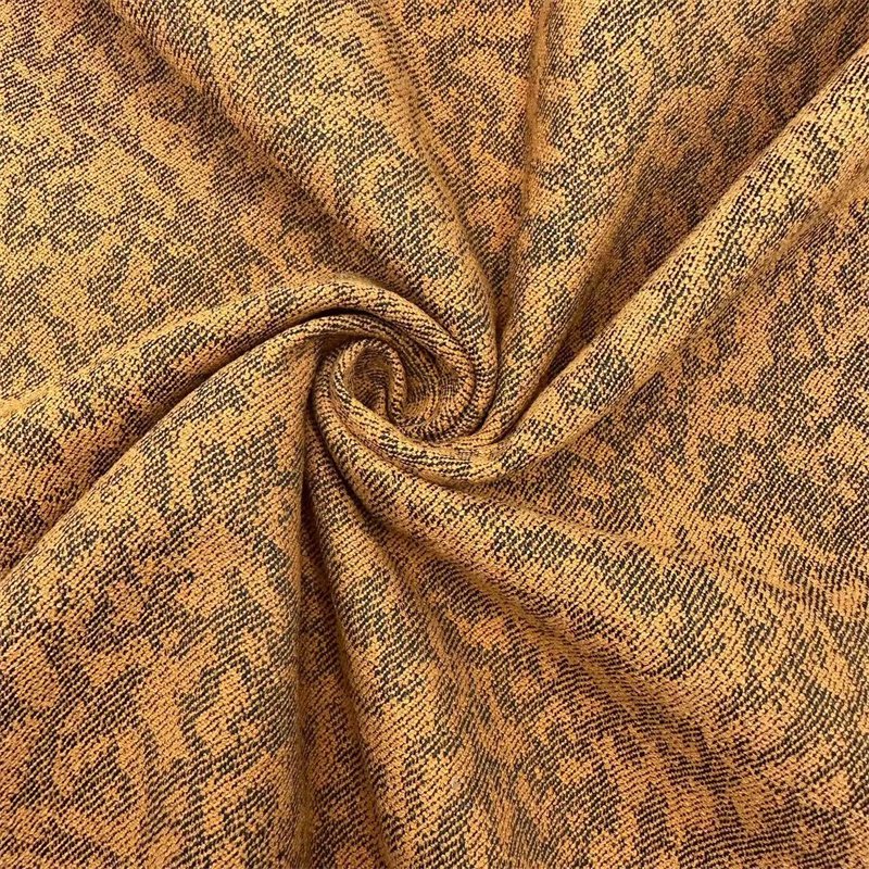 High quality Curtain fabric Imitation linen pattern fabric sofa cover linen fabric for curtain and home decoration