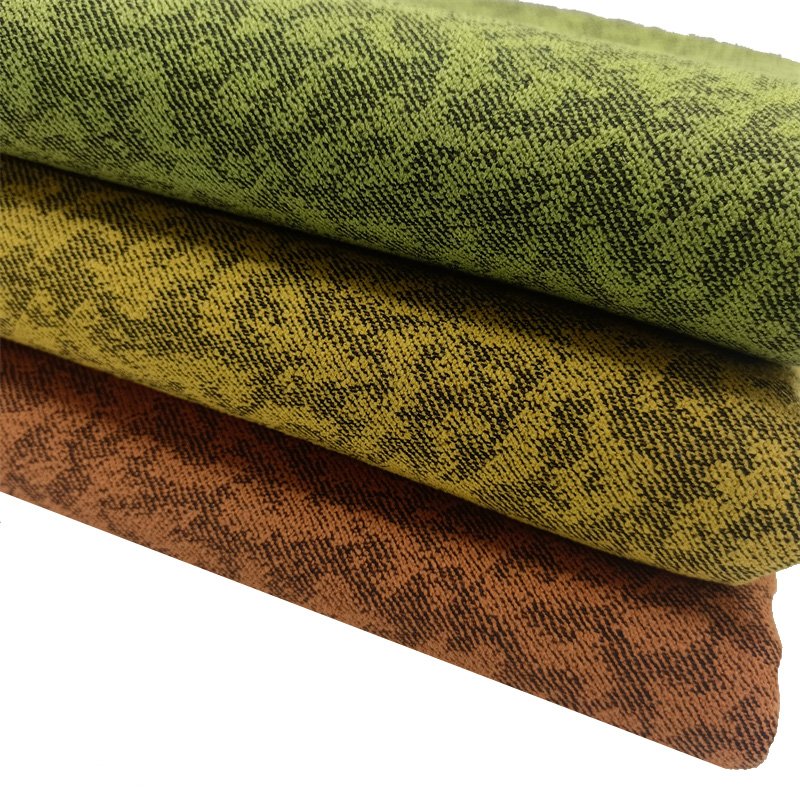 High quality Curtain fabric Imitation linen pattern fabric sofa cover linen fabric for curtain and home decoration