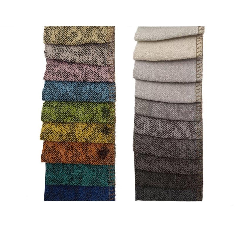High quality Curtain fabric Imitation linen pattern fabric sofa cover linen fabric for curtain and home decoration