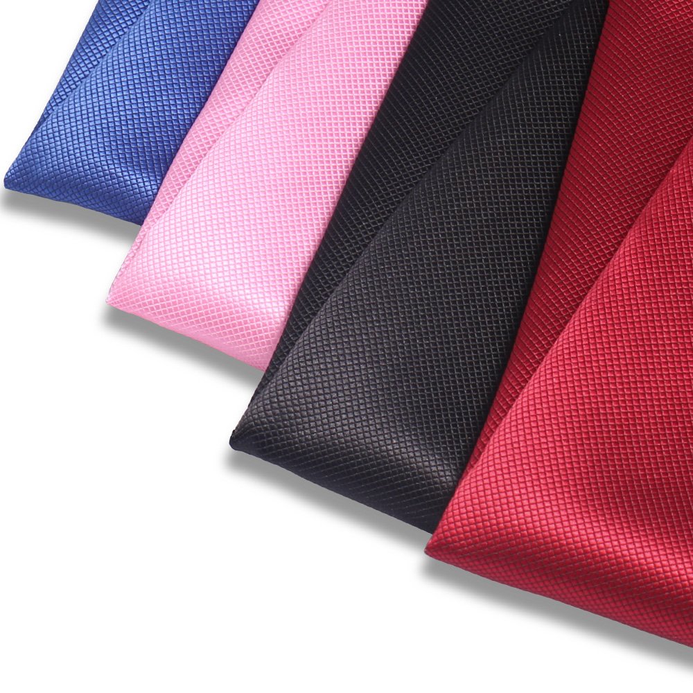 Manufacturer Checked Jacquard 100% Woven Polyester Fabric For Necktie And Bow Tie