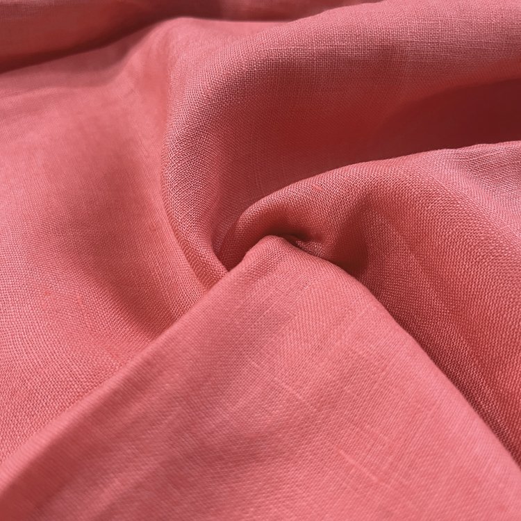 eco-friendly women casual wear white woven bleached 100 linen fabric for clothing