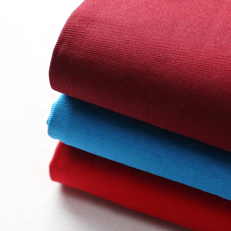 Polyester gabardine fabric twill textile fabrics for apron uniforms