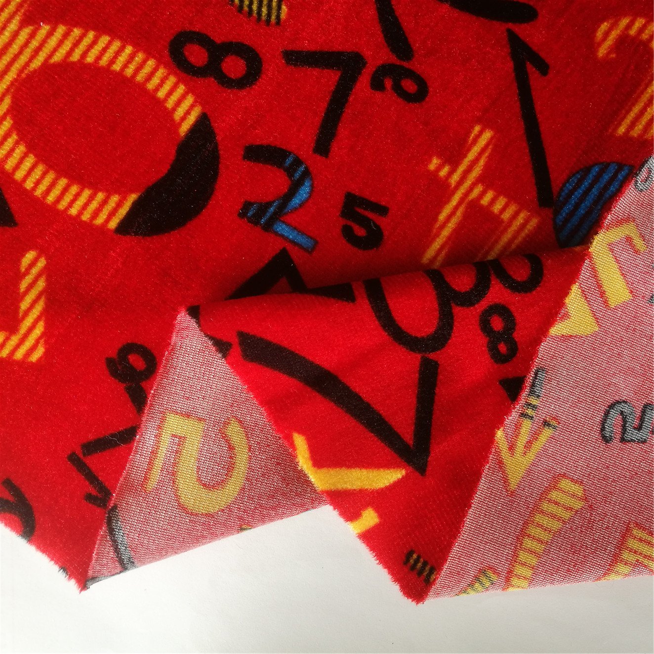 High Quality 100% Polyester Printed Cloth Knitted Soft Surface Warp Velour Fabric for Bus Seat Cover Sofa