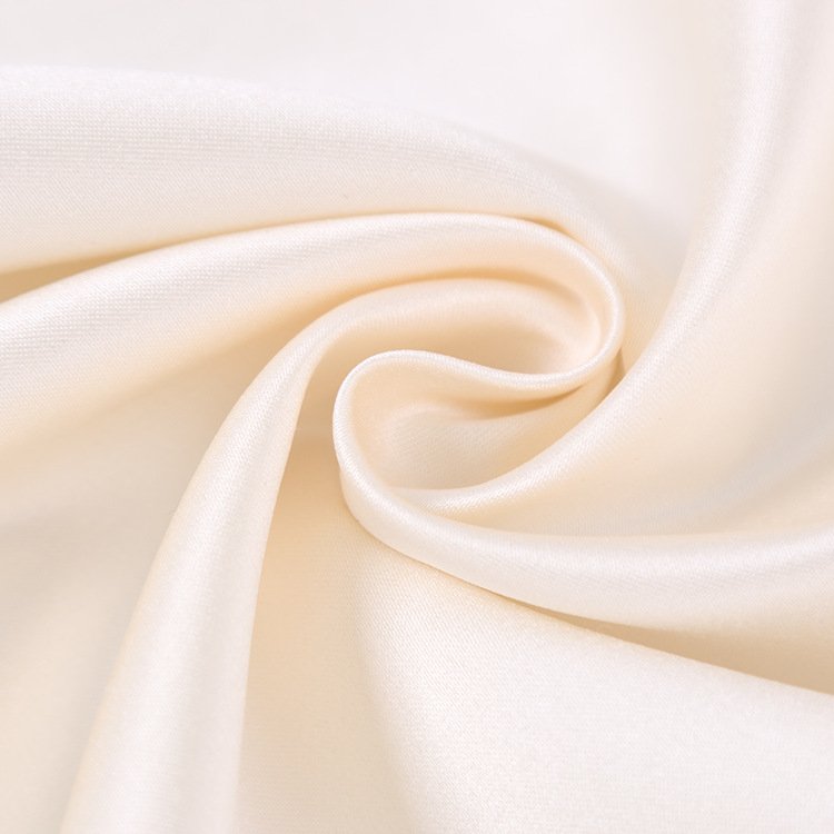 New Design 220gsm 150D Soft Hand Feel Smooth Touching Elastic Fabric Acetate Duches Satin Fabric for Clothing