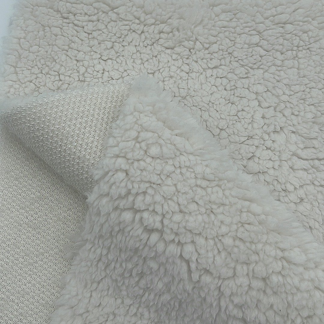 China Online Sale 100% Polyester Recycled sherpa fleece fabric for garments