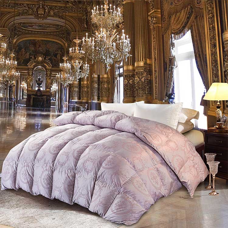 2024 New Customizable Machine Washable Bedding Bamboo Fiber Comforter Sets Cheap King Duvet Cover Wholesale Edredones De Pluma