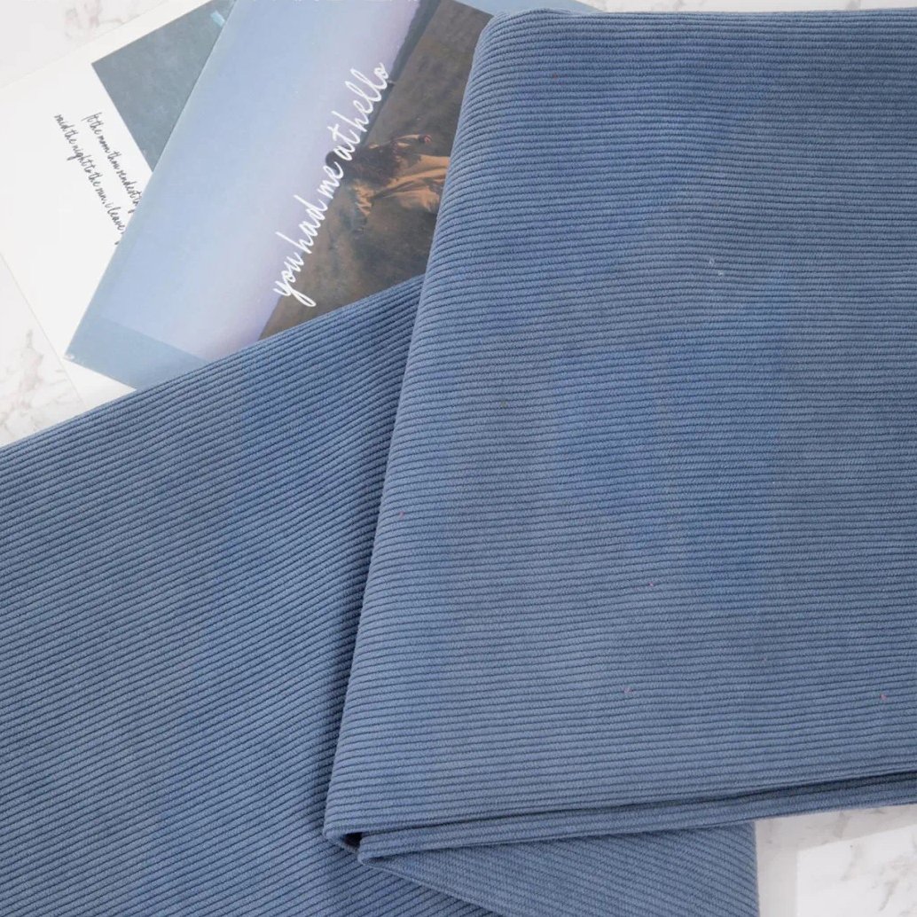 Flock Velvet Fabric Elastic Corduroy Fabric Upholstery for Sofa Factory Price 100% Cotton Customized Woven 100% Polyester 8 Pits