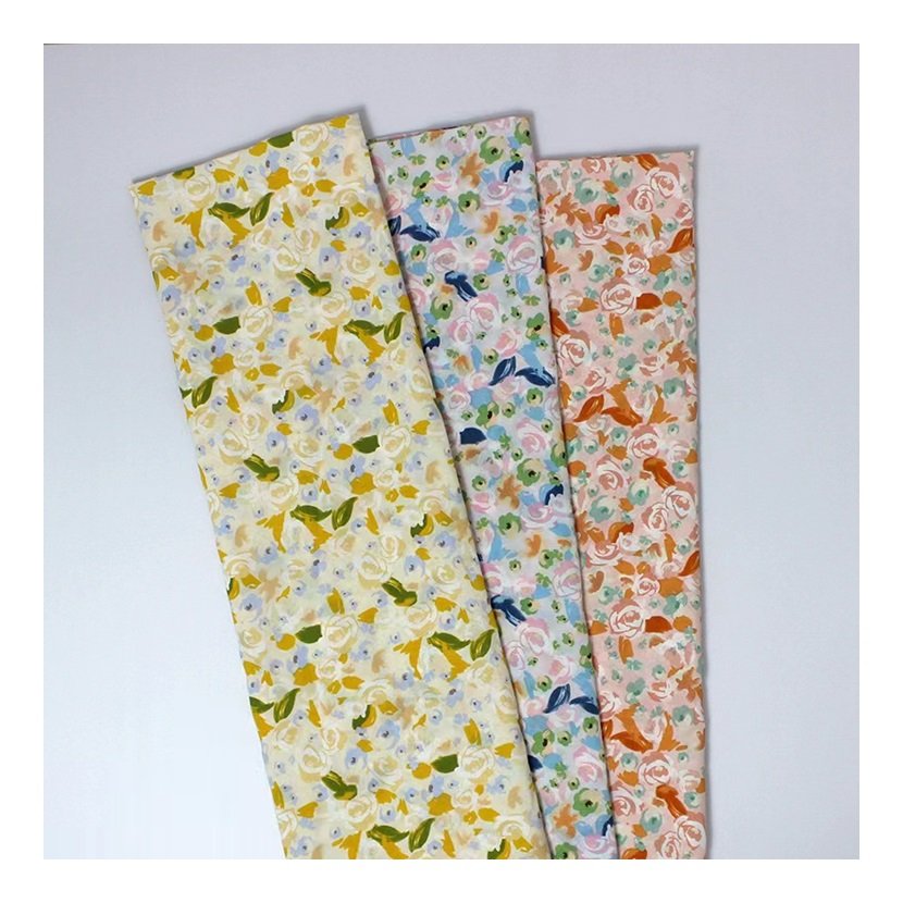 wholesale factory sph print 100% polyester fabric poka buckling print stock lot fabric from shaxing china