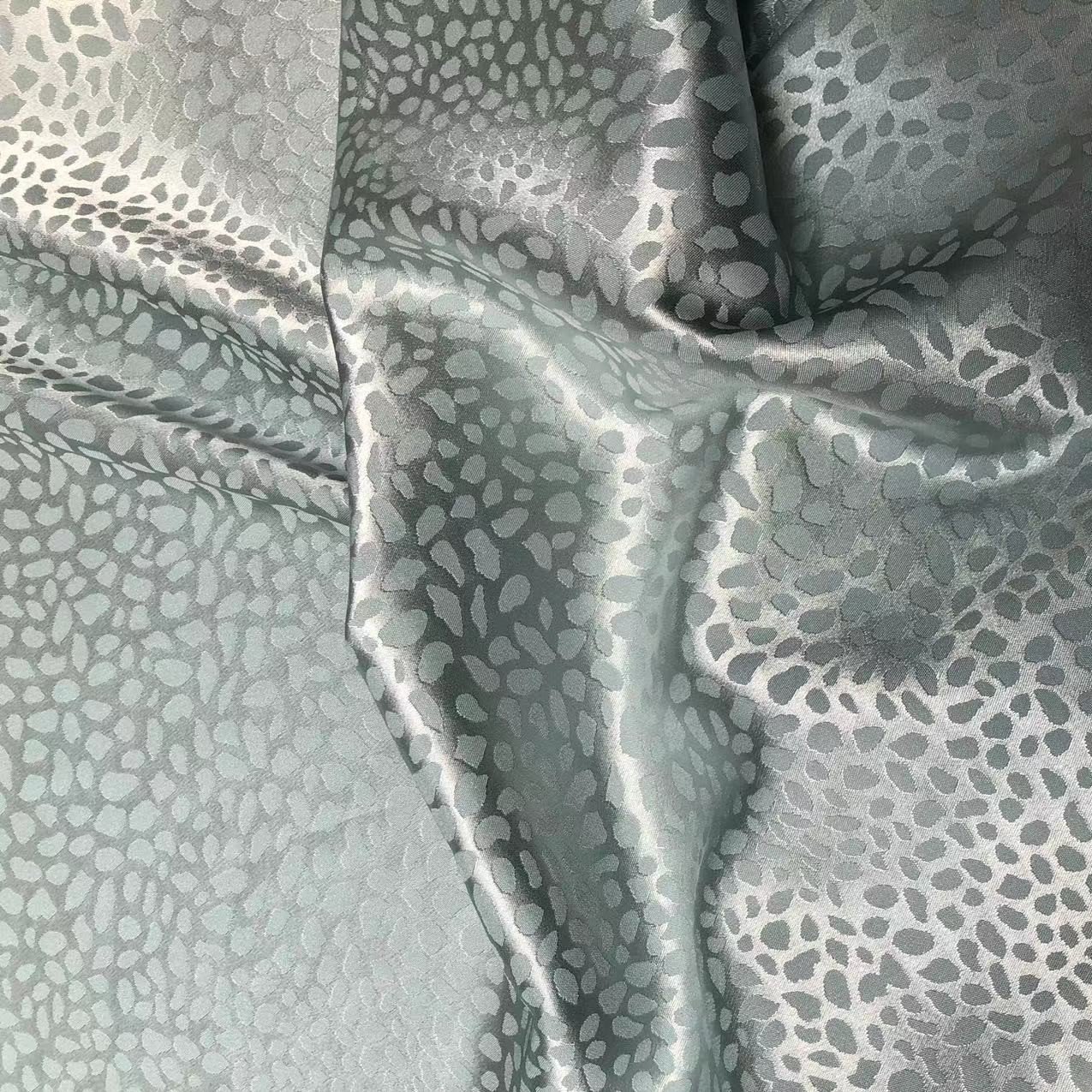Wholesale stretchable Jacquard Satin Fabric For Fashion Lady's Garments