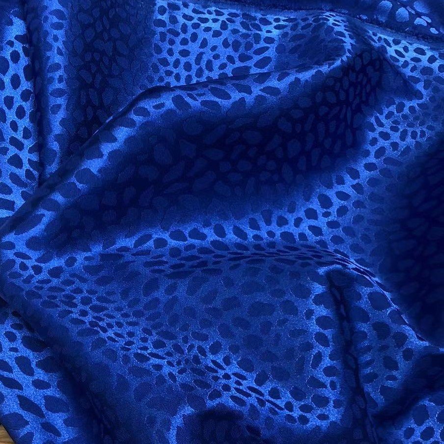 Wholesale stretchable Jacquard Satin Fabric For Fashion Lady's Garments