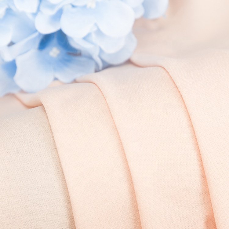 Manufacture 100%Polyester Plain Dyed Warp Knitted Fabric For Lingerie Swimwear