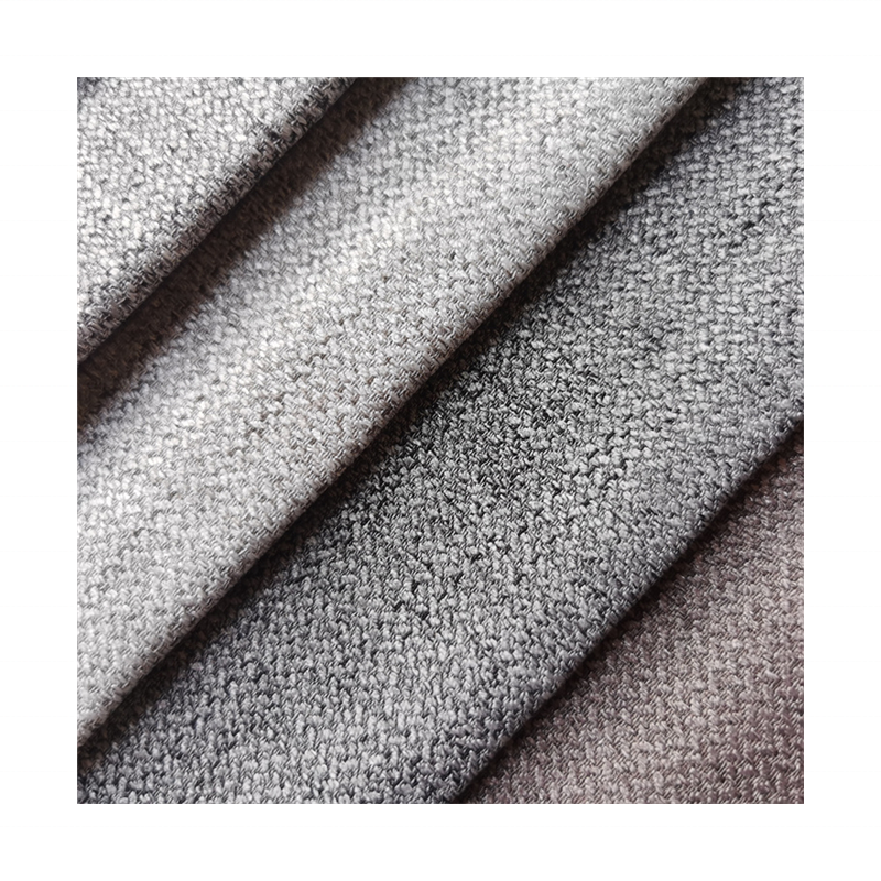 Wholesale 100% Polyester Linen Like Curtain Fabric Imitation Linen Sofa Fabric Linen