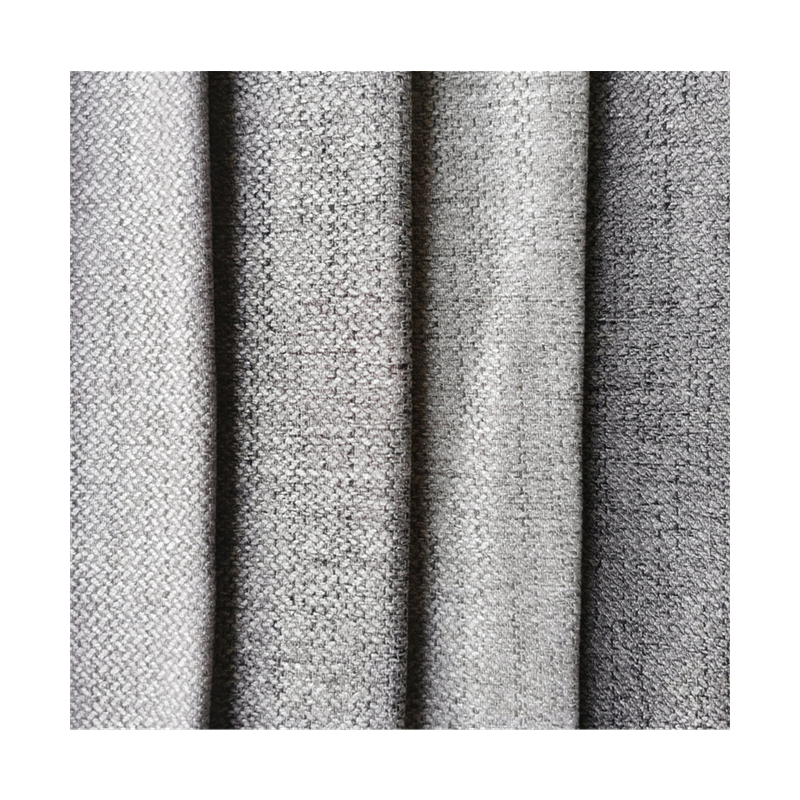 Wholesale 100% Polyester Linen Like Curtain Fabric Imitation Linen Sofa Fabric Linen