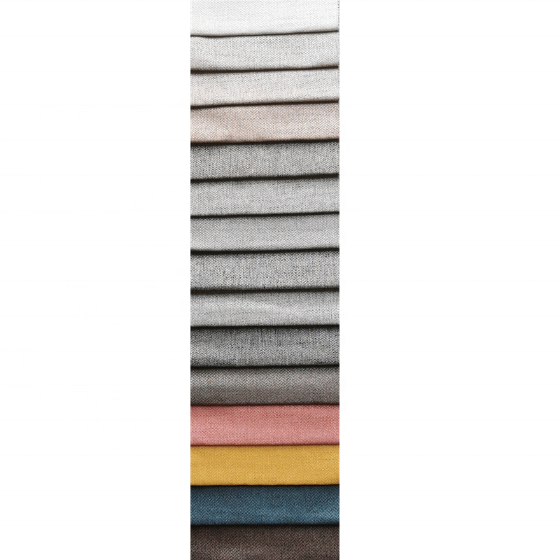 Wholesale 100% Polyester Linen Like Curtain Fabric Imitation Linen Sofa Fabric Linen