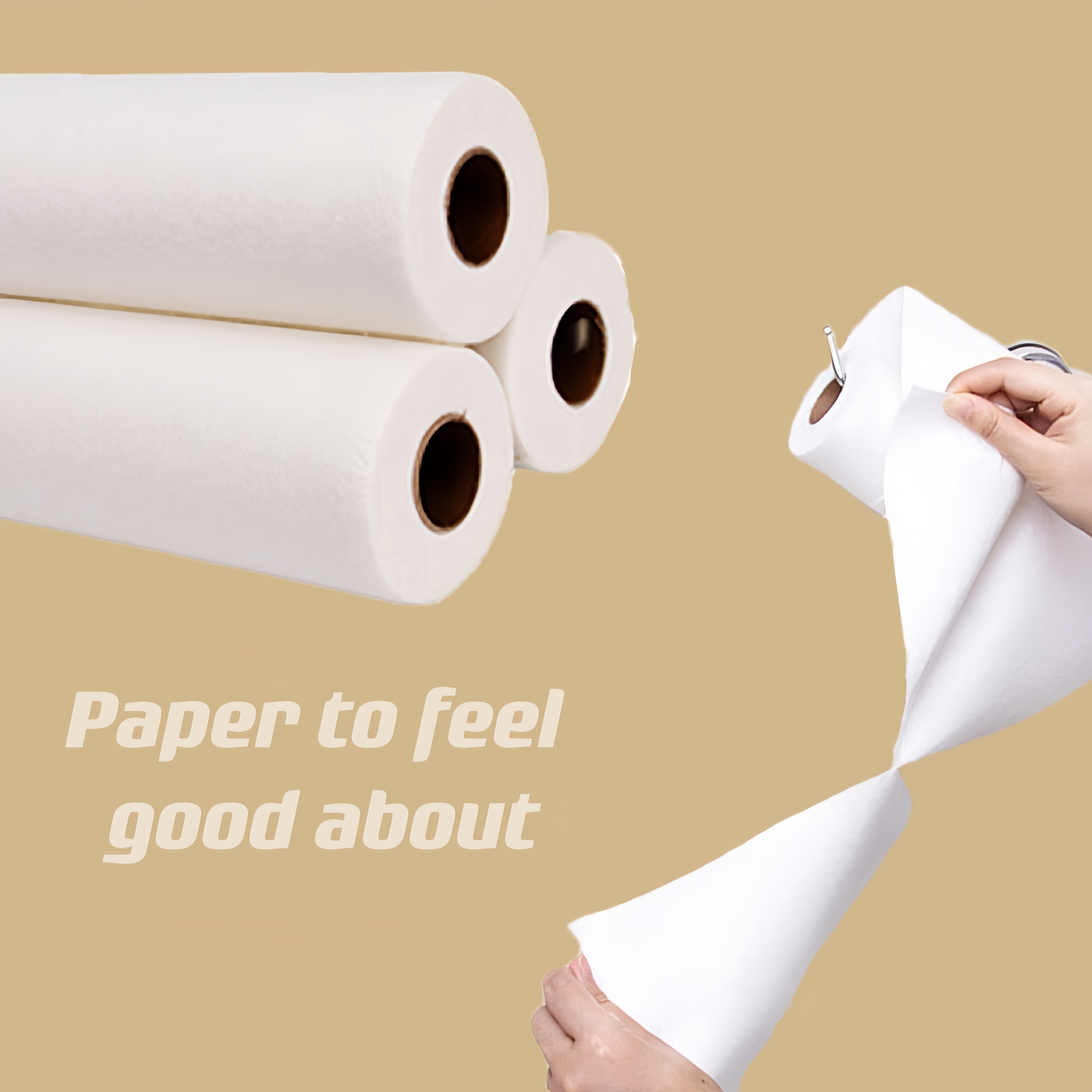 Daily Needs Wet and Dry Use Disposable Bamboo Towel Cleaning Products with 100% Recycled Paper Eco-Friendly