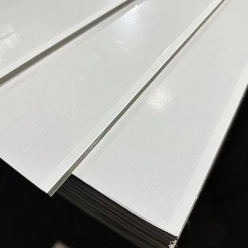 Factory supplied unpainted PVC carbon crystal board bamboo carbon fiber wood decorative panel 8mm bamboo charcoal mirror panel