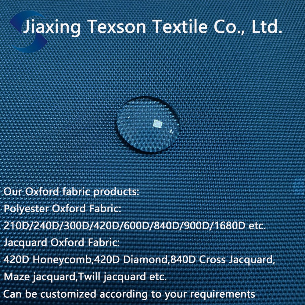 Dty cordura fabric 300*300D polyester oxford fabric woven fabric without coating